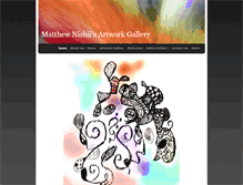 Tablet Screenshot of mnishiiartgallery.weebly.com
