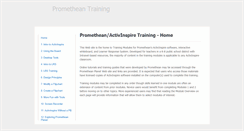 Desktop Screenshot of pbtraining.weebly.com