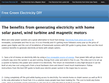 Tablet Screenshot of free-green-electricity-diy.weebly.com