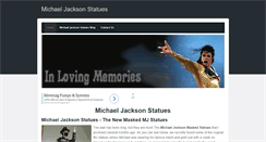 Desktop Screenshot of michaeljacksonstatues.weebly.com