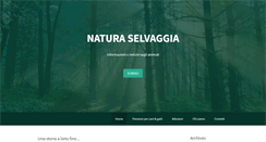 Desktop Screenshot of naturaselvaggia.weebly.com