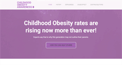 Desktop Screenshot of childhoodobesityawareness.weebly.com