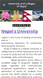 Mobile Screenshot of collegeinnepal.weebly.com