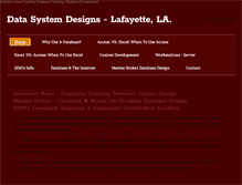 Tablet Screenshot of datasystemdesigns.weebly.com