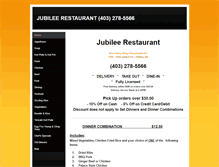 Tablet Screenshot of jubileerestaurant.weebly.com