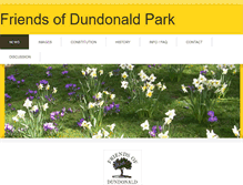 Tablet Screenshot of dundonaldpark.weebly.com