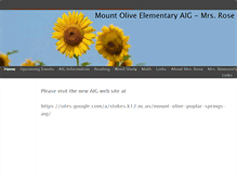Tablet Screenshot of mountoliveelementaryaig.weebly.com