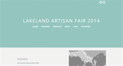 Desktop Screenshot of lakelandartisanfair.weebly.com