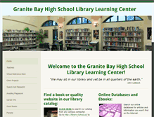 Tablet Screenshot of gbhslearningcenter.weebly.com