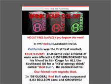 Tablet Screenshot of drinkyourcolor.weebly.com