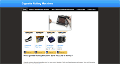 Desktop Screenshot of cigaretterollingmachines.weebly.com