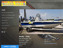 Tablet Screenshot of bluedotmarine.weebly.com