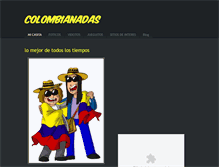 Tablet Screenshot of colombianadas.weebly.com