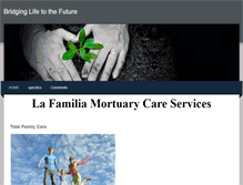 Tablet Screenshot of lafamiliaservices.weebly.com