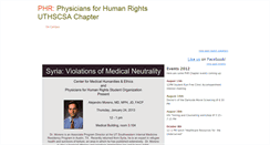 Desktop Screenshot of phr-uthscsachapter.weebly.com