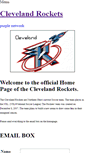 Mobile Screenshot of clevelandrockets.weebly.com