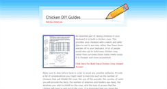 Desktop Screenshot of build-easy-chicken-coop.weebly.com