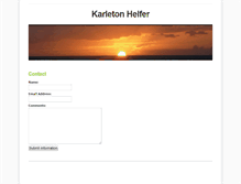 Tablet Screenshot of karletonhelfer.weebly.com