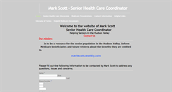 Desktop Screenshot of markscott.weebly.com