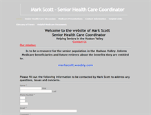 Tablet Screenshot of markscott.weebly.com