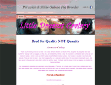 Tablet Screenshot of littledreamscaviary.weebly.com
