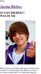 Mobile Screenshot of justinbieber01.weebly.com