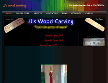 Tablet Screenshot of jjswoodcarving.weebly.com