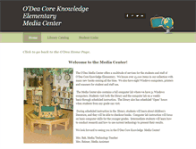 Tablet Screenshot of odeamediacenter.weebly.com