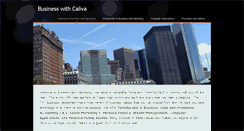 Desktop Screenshot of businesswithcaliva.weebly.com