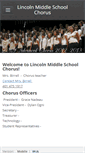 Mobile Screenshot of lincolnmschorus.weebly.com