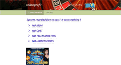Desktop Screenshot of profitonline.weebly.com
