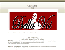 Tablet Screenshot of bellavoi.weebly.com