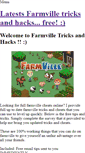 Mobile Screenshot of farmville-tricks.weebly.com