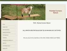 Tablet Screenshot of paintedcornersranch.weebly.com