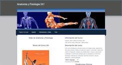 Desktop Screenshot of anatomia241.weebly.com