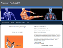 Tablet Screenshot of anatomia241.weebly.com