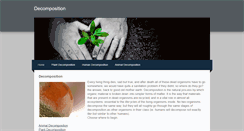 Desktop Screenshot of decompositionnotes.weebly.com