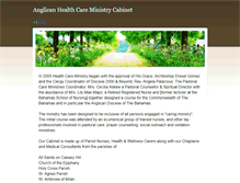 Tablet Screenshot of anglicanhealthcareministry.weebly.com