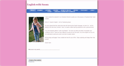Desktop Screenshot of english-with-susan.weebly.com