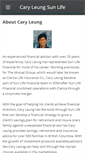 Mobile Screenshot of caryleungsunlife.weebly.com