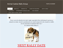 Tablet Screenshot of animaljusticerallygroup.weebly.com