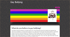 Desktop Screenshot of lawgaybullying.weebly.com
