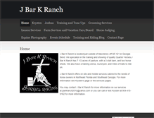 Tablet Screenshot of jbarkranch.weebly.com