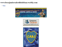 Tablet Screenshot of bocajuniorsalestilodefran.weebly.com