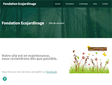 Tablet Screenshot of ecojardinage.weebly.com