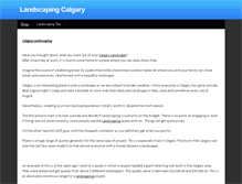 Tablet Screenshot of calgarylandscapes.weebly.com