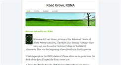 Desktop Screenshot of koadprotogroverdna.weebly.com