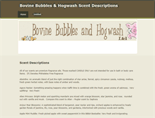 Tablet Screenshot of bovinebubblesandhogwash.weebly.com