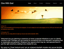 Tablet Screenshot of onewithgod.weebly.com