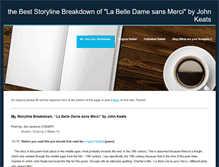 Tablet Screenshot of labelladamesansmerci.weebly.com
